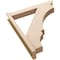 Ekena Millwork 6-in W x 36-in D x 42-in H Balboa Slat Rough Cedar Woodgrain TimberThane Outlooker, Primed Tan OUTUR060X36X42BOA24RCPR - alternate 2